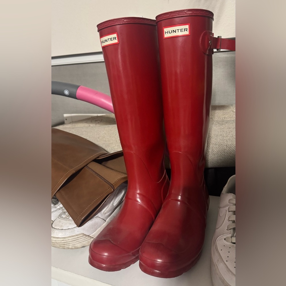 Hunter Red Women's Rain Boots